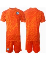 Chelsea Keeper Hjemmedraktsett Barn 2024-25 Korte ermer (+ bukser)
